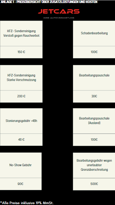 AGB Screenshot - Schlussbestimmungen